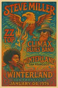 1974 Winterland posters